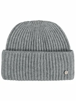 Fraas Mützen & Hüte<Damen Mütze grau uni