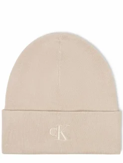 Calvin Klein Mützen & Hüte<Damen Mütze beige uni