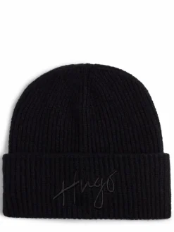 HUGO Mützen & Hüte<Damen Mütze - Socialy Hat schwarz uni