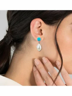 Glanzstücke München Schmuck<Damen Ohrhänger weiß uni