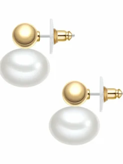 Yokoamii Schmuck<Damen Ohrringe gold uni