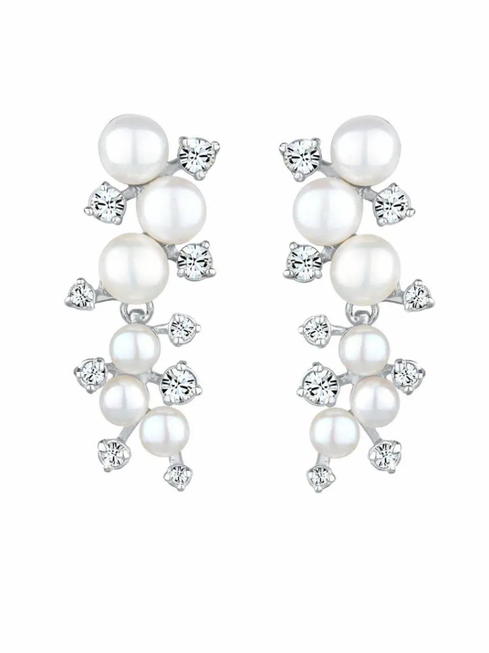 Elli PREMIUM Schmuck<Damen Ohrringe silber uni