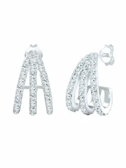 Elli Schmuck<Damen Ohrringe silber uni