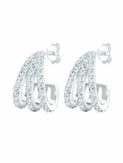 Elli Schmuck<Damen Ohrringe silber uni