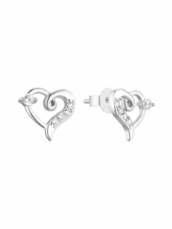 amor Schmuck<Damen Ohrstecker silber uni