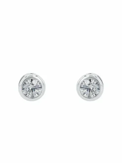 amor Schmuck<Damen Ohrstecker silber uni