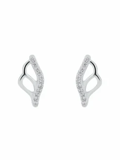 amor Schmuck<Damen Ohrstecker silber uni