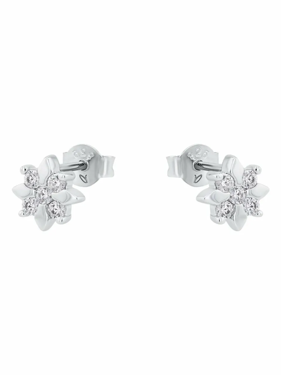 amor Schmuck<Damen Ohrstecker silber uni