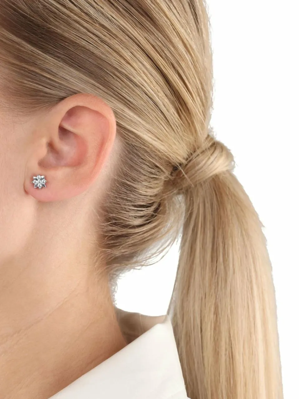 amor Schmuck<Damen Ohrstecker silber uni