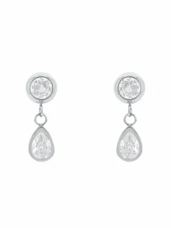 amor Schmuck<Damen Ohrstecker silber uni