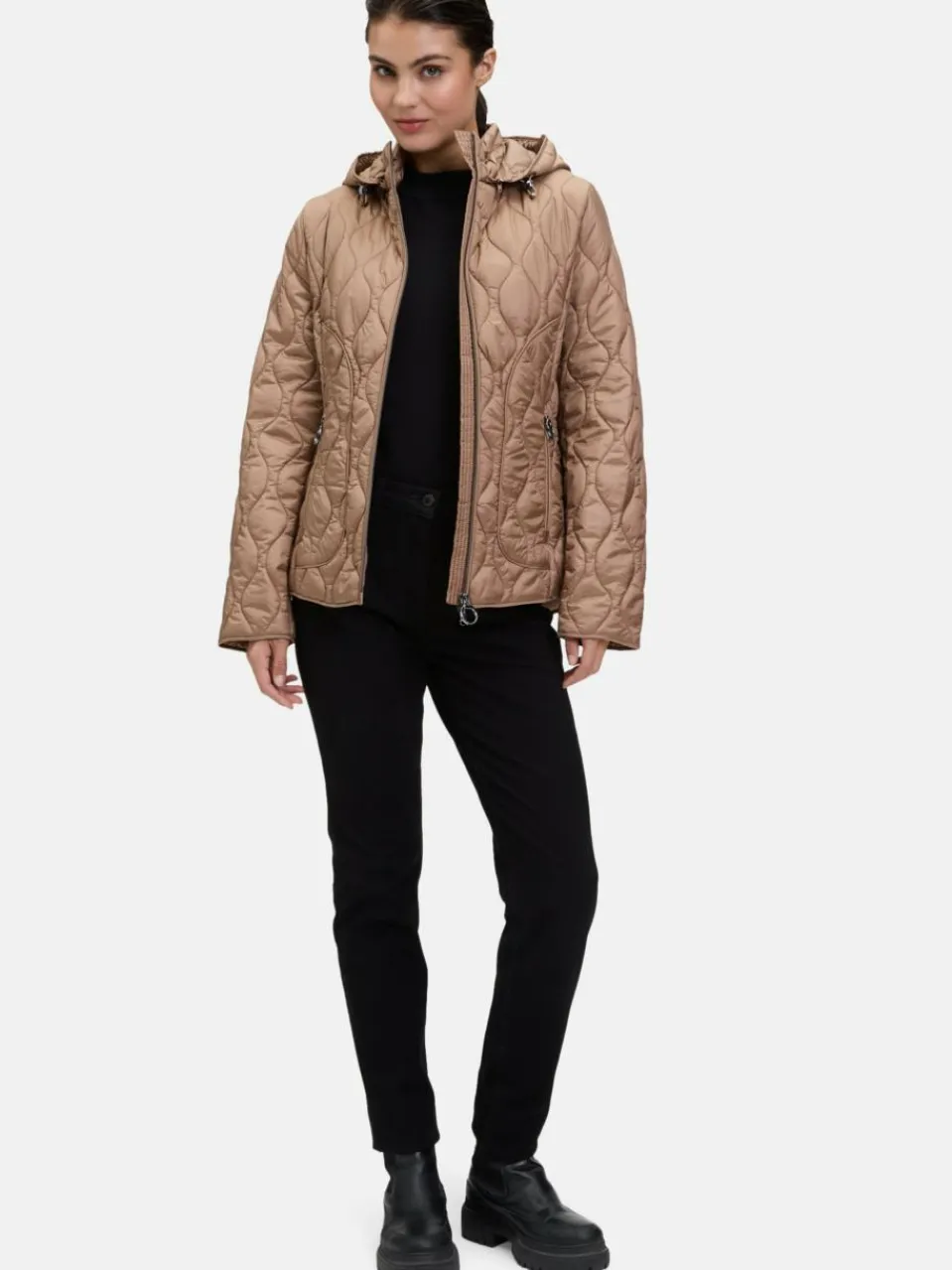 Betty Barclay Jacken & Westen<Damen Outdoorjacke beige camel uni