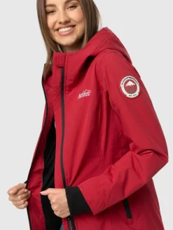 Marikoo Jacken & Westen<Damen Outdoorjacke - Honigbeere rot uni