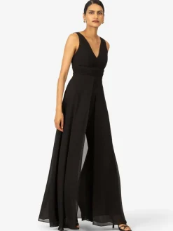 Kraimod Hosen<Damen Overall schwarz uni