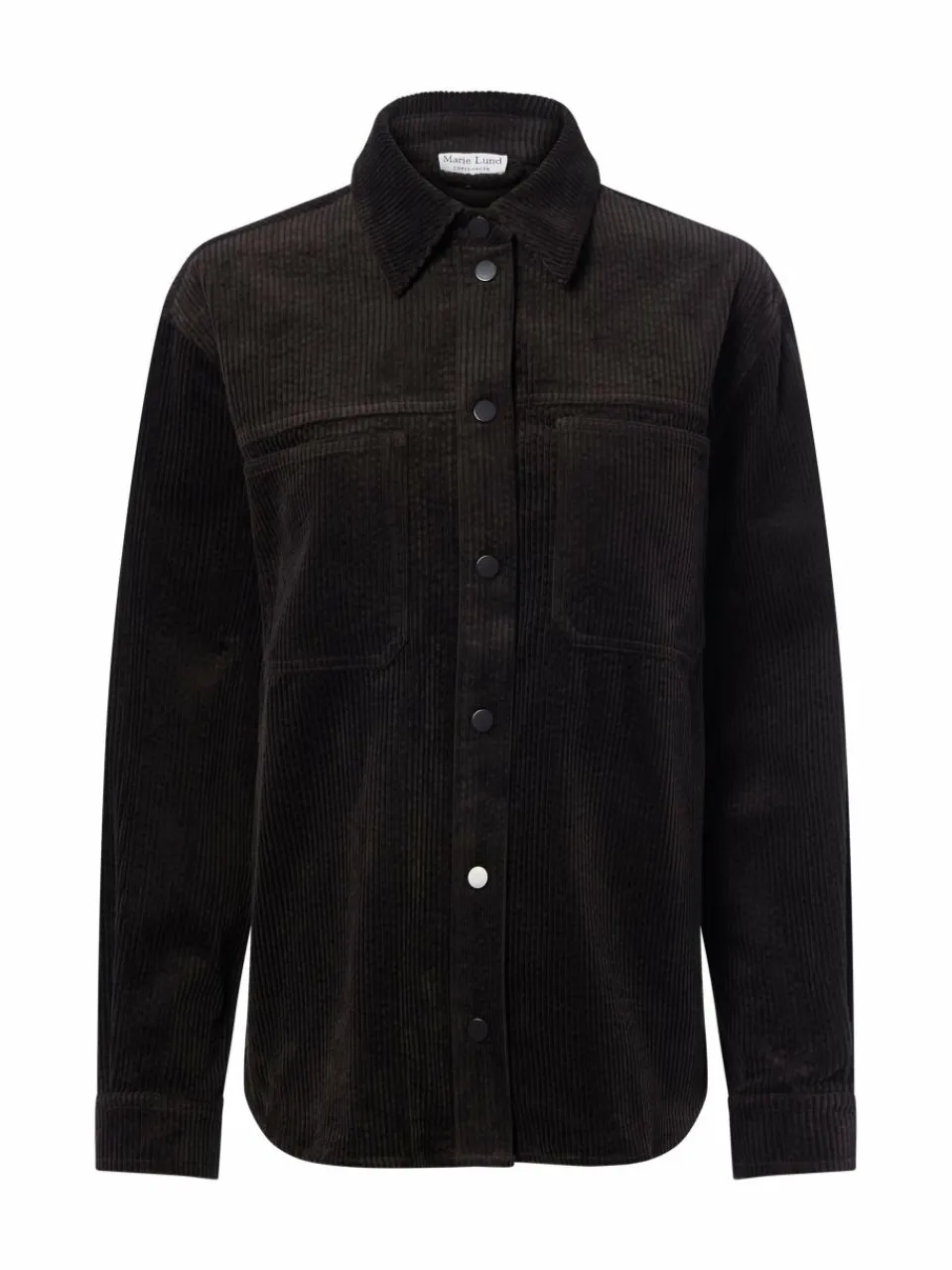 Marie Lund Collection Jacken & Westen|Blusen<Damen Overshirt schoko uni