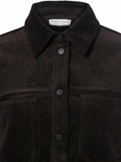 Marie Lund Collection Jacken & Westen|Blusen<Damen Overshirt schoko uni