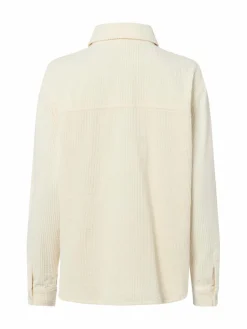Marie Lund Collection Jacken & Westen|Blusen<Damen Overshirt ecru uni