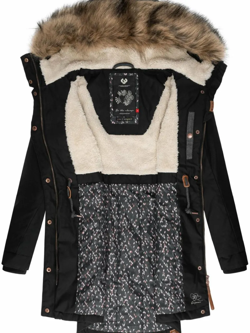 Damen Ragwear Jacken & Westen>Damen Parka - Tawny