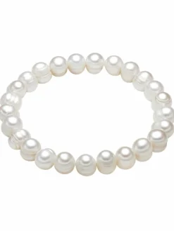 Valero Pearls Schmuck<Damen Perlen-Armband weiß uni