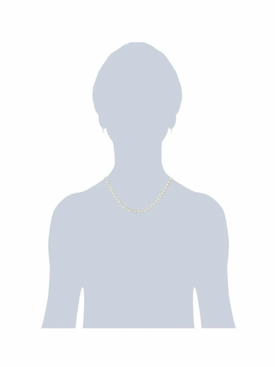 Valero Pearls Schmuck<Damen Perlen-Kette weiß uni