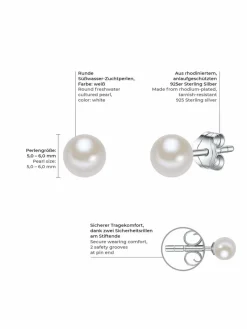 Damen Valero Pearls Schmuck>Damen Perlen-Ohrstecker