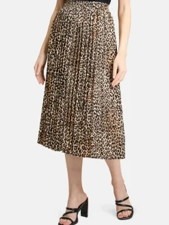 Betty Barclay Röcke<Damen Plisseerock beige gemustert