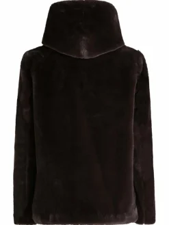 Betty Barclay Jacken & Westen<Damen Plüschjacke braun uni