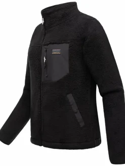 Ragwear Jacken & Westen<Damen Plüschjacke - Alaris schwarz uni