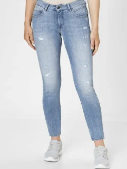 Paddock`s Jeans<Damen 5-Pocket Jeans - LUCY Skinny Fit denim uni