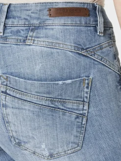 Paddock`s Jeans<Damen 5-Pocket Jeans - LUCY Skinny Fit denim uni