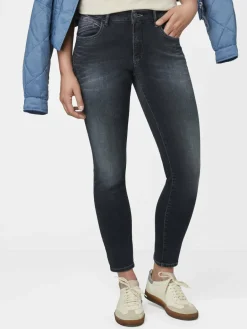 Paddock`s Jeans<Damen 5-Pocket Jeans - LUCY Skinny Fit dark stone uni