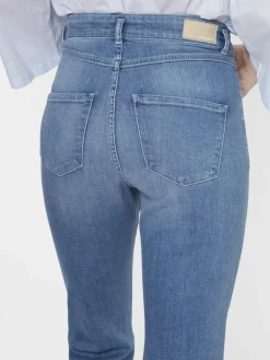 Paddock`s Jeans<Damen 5-Pocket Jeans - MALIN Slim Fit hellblau uni