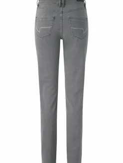 Paddock`s Jeans<Damen 5-Pocket Jeans - PAT Slim Fit grau uni