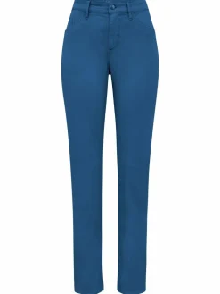 Paddock`s Jeans<Damen 5-Pocket Jeans - PAT Slim Fit blau uni