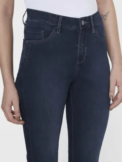 Paddock`s Jeans<Damen 5-Pocket Jeans - PAT Slim Fit schwarz uni