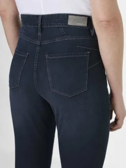 Paddock`s Jeans<Damen 5-Pocket Jeans - PAT Slim Fit schwarz uni