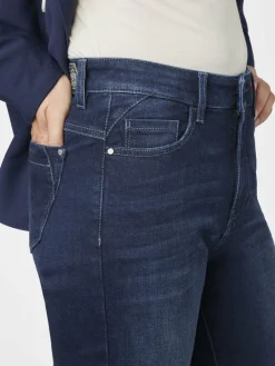 Paddock`s Jeans<Damen 5-Pocket Jeans - PAT Slim Fit blue stone uni