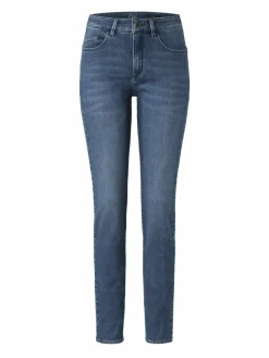 Paddock`s Jeans<Damen 5-Pocket Jeans - PAT Slim Fit dark stone uni