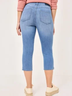 Paddock`s Jeans<Damen 5-Pocket Jeans - PIA Slim Fit medium stone uni