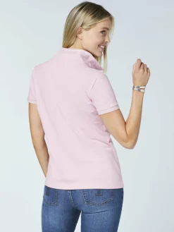 Polo Sylt Shirts & Tops<Damen Poloshirt rosa pink uni