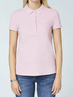 Polo Sylt Shirts & Tops<Damen Poloshirt rosa pink uni