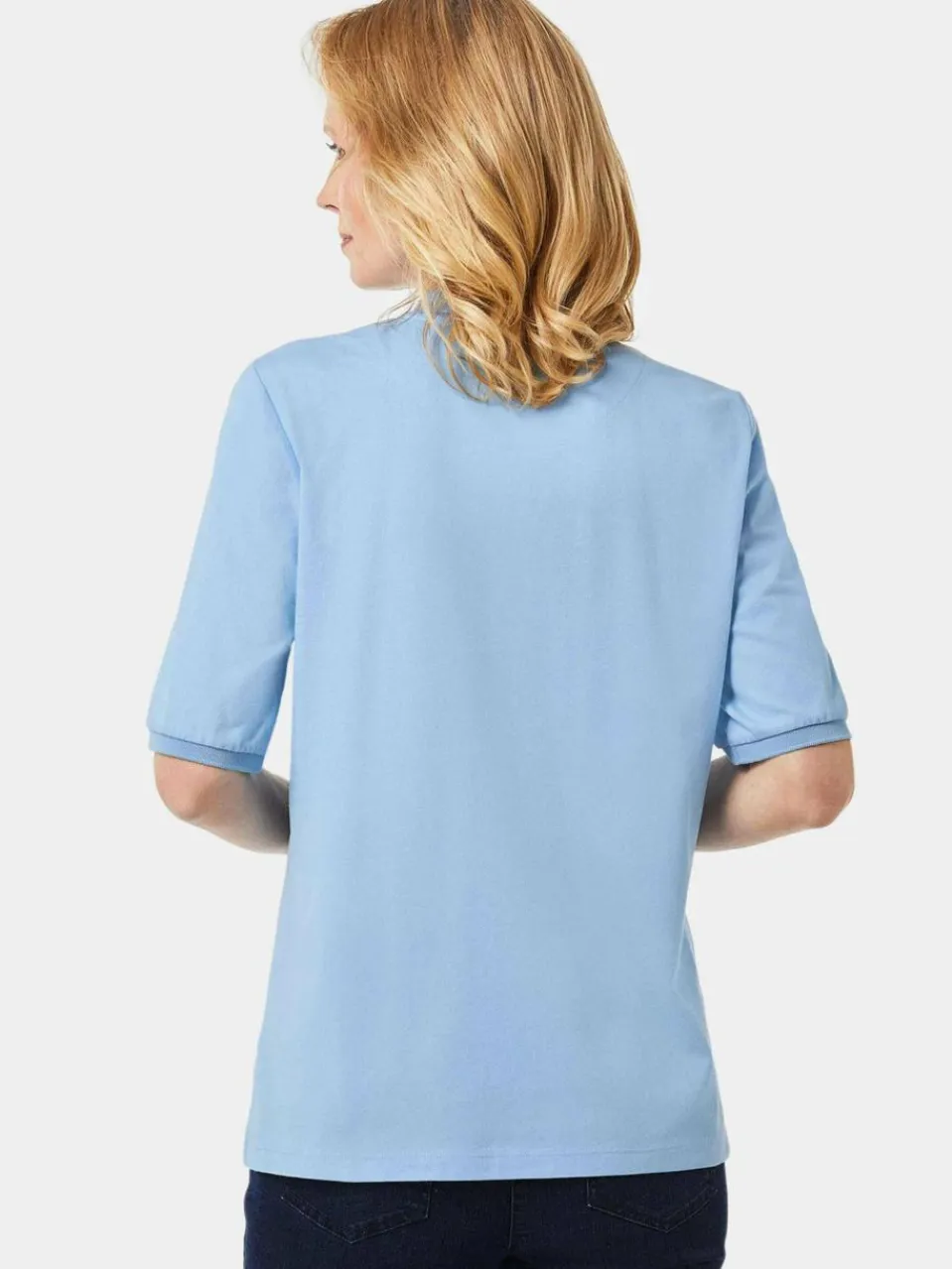 Damen Goldner Shirts & Tops>Damen Poloshirt - Poloshirt in hochwertiger Pikee-Qualität