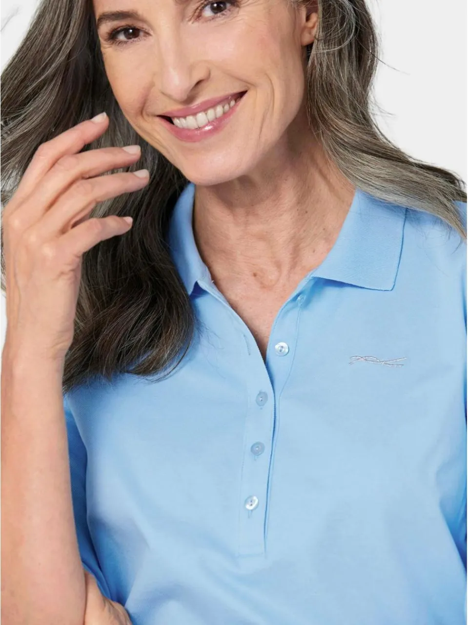 Damen Goldner Shirts & Tops>Damen Poloshirt - Poloshirt in hochwertiger Pikee-Qualität