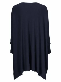 Masai Pullover & Strickjacken<Damen Poncho marine uni