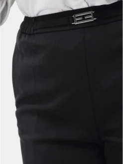 Goldner Hosen<Damen Professlan-Schlupfhose MARTHA - Edle Professlan-Schlupfhose MARTHA schwarz uni