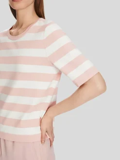 Marc Cain Pullover & Strickjacken<Damen Pullover altrosa gestreift