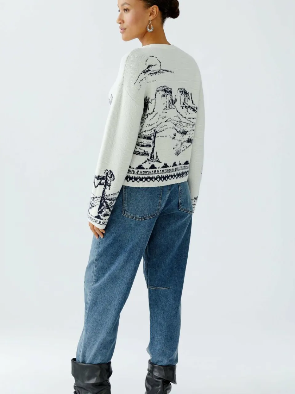 Damen Oui Pullover & Strickjacken>Damen Pullover