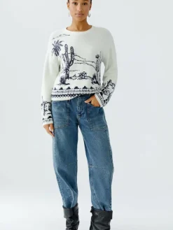Damen Oui Pullover & Strickjacken><noscript><img width=