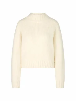Marc Cain Pullover & Strickjacken<Damen Pullover weiß uni