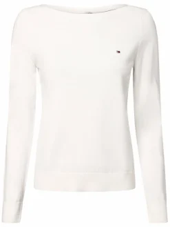 Tommy Hilfiger Pullover & Strickjacken<Damen Pullover ecru uni