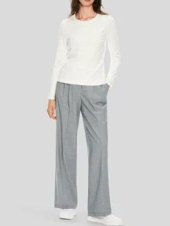 Marc Cain Pullover & Strickjacken<Damen Pullover weiß uni